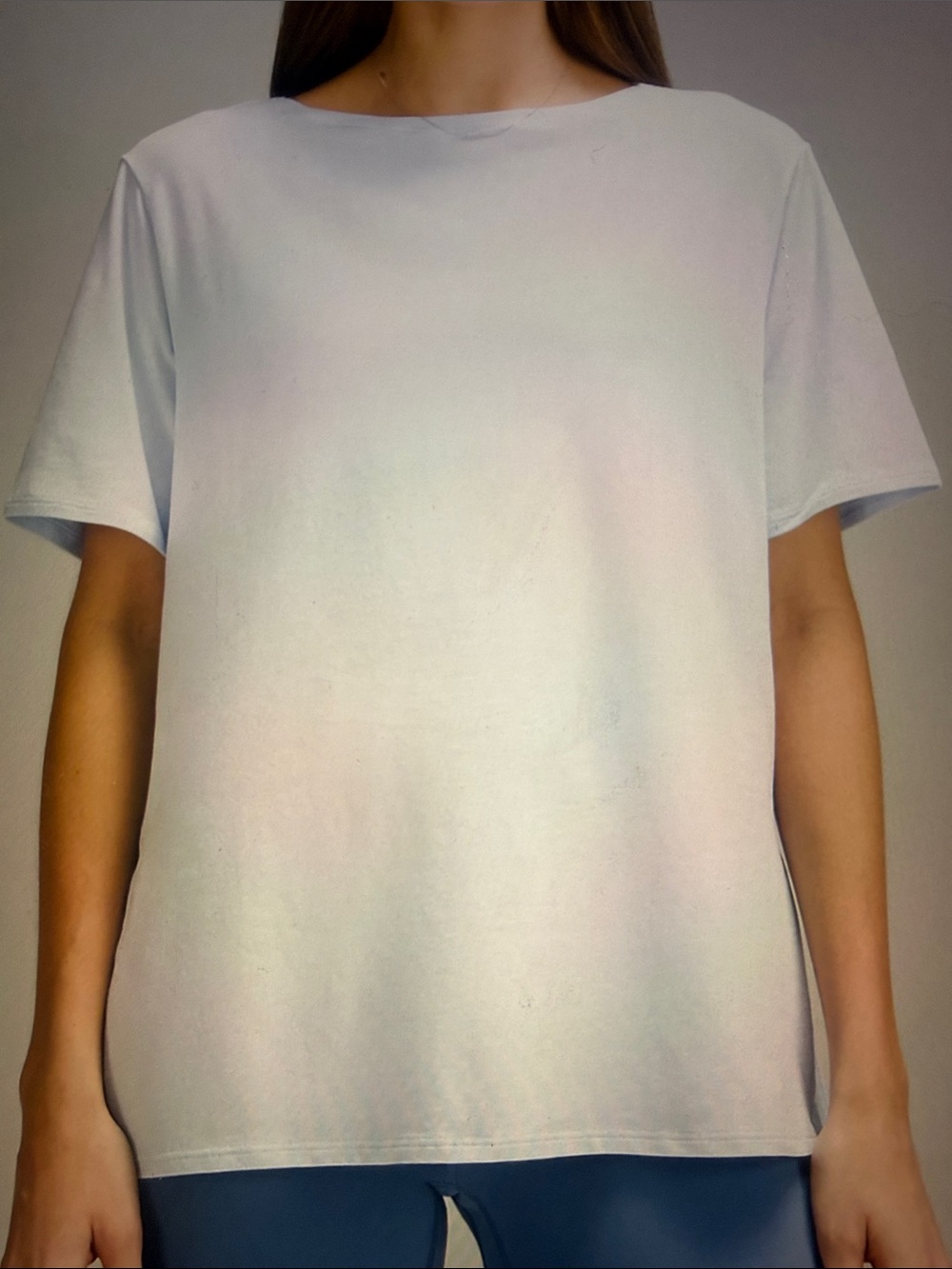 Lululemon Relaxed-Fit Boatneck T-Shirt in Oasis Blue